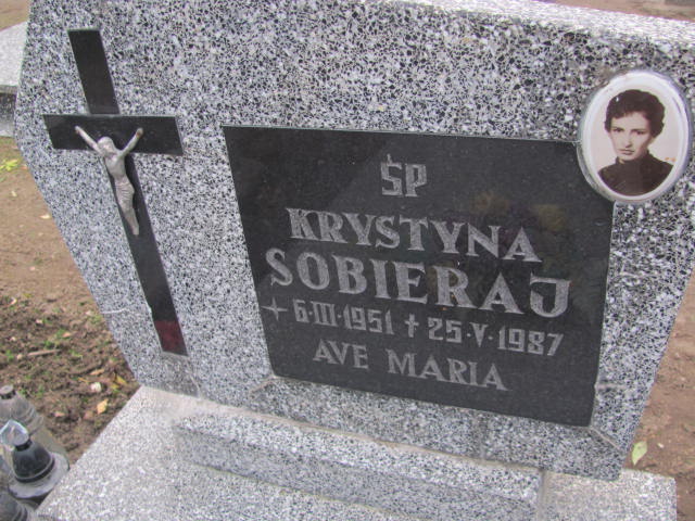 Krystyna Sobieraj 1951 Pełczyce - Grobonet - Wyszukiwarka osób pochowanych