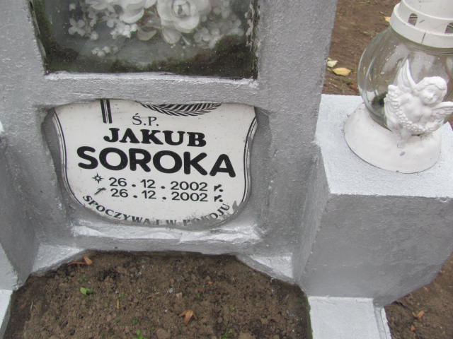 Jakub Soroka 2002 Pełczyce - Grobonet - Wyszukiwarka osób pochowanych