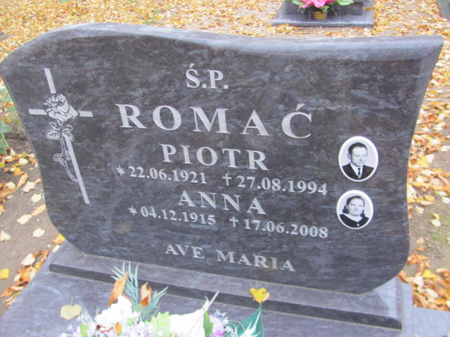 Piotr Romać 1921 Pełczyce - Grobonet - Wyszukiwarka osób pochowanych