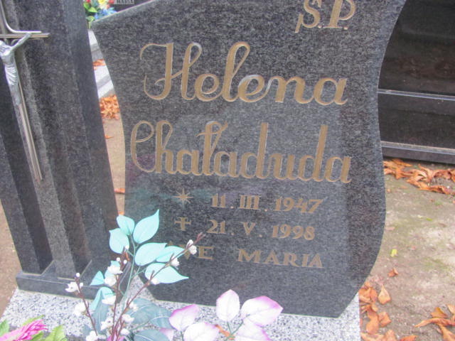 Helena Chaładuda 1947 Pełczyce - Grobonet - Wyszukiwarka osób pochowanych