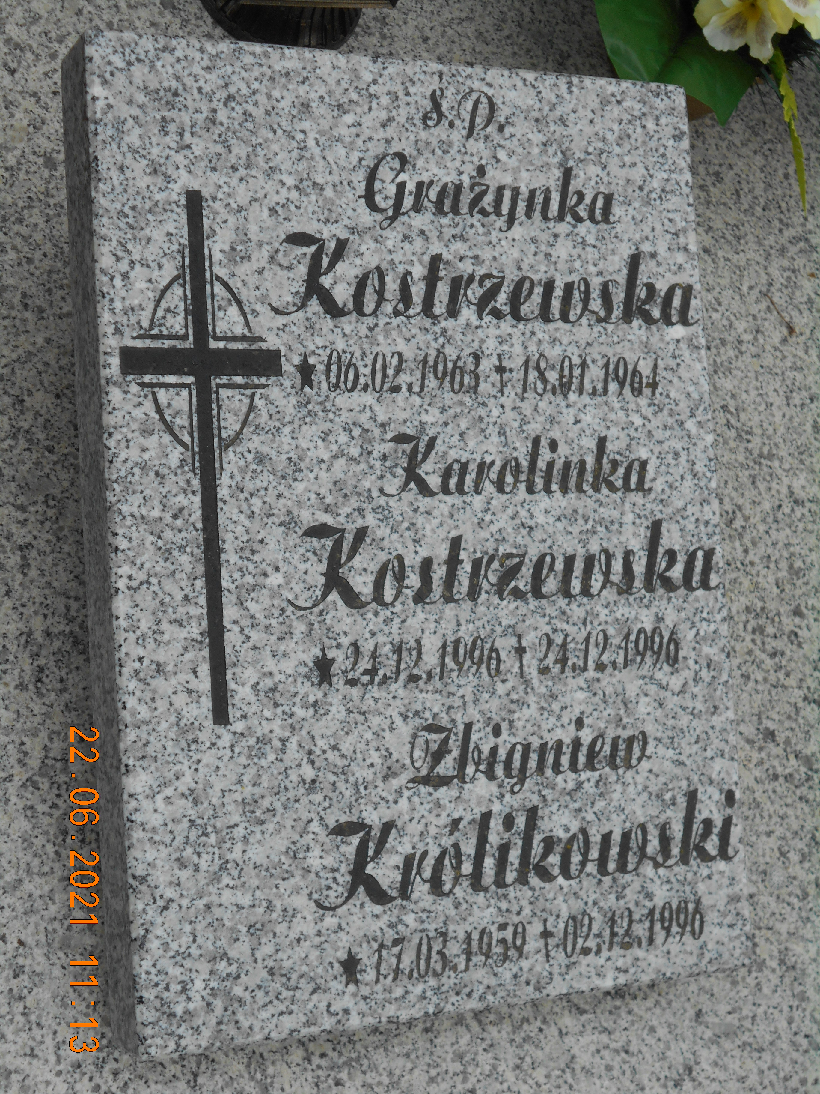 Izabela Kostrzewska 1969 Pełczyce - Grobonet - Wyszukiwarka osób pochowanych