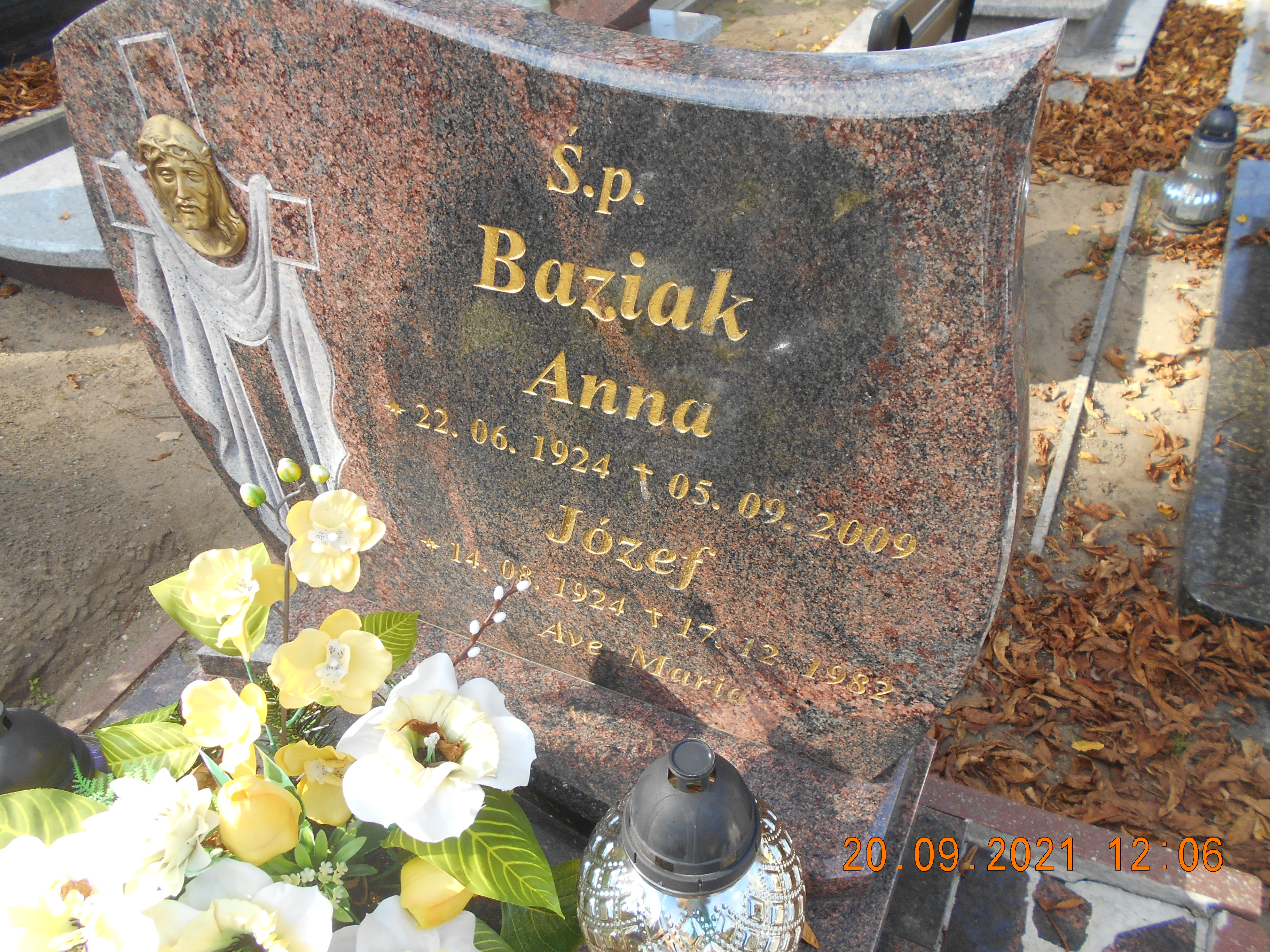 Józef Baziak 1924 Pełczyce - Grobonet - Wyszukiwarka osób pochowanych