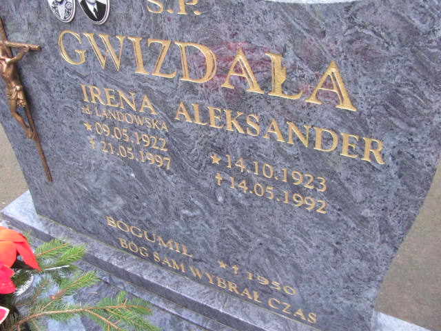 Irena Gwizdała 1922 Pełczyce - Grobonet - Wyszukiwarka osób pochowanych