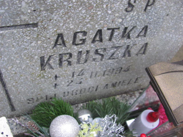 Agata Kruszka 1994 Pełczyce - Grobonet - Wyszukiwarka osób pochowanych