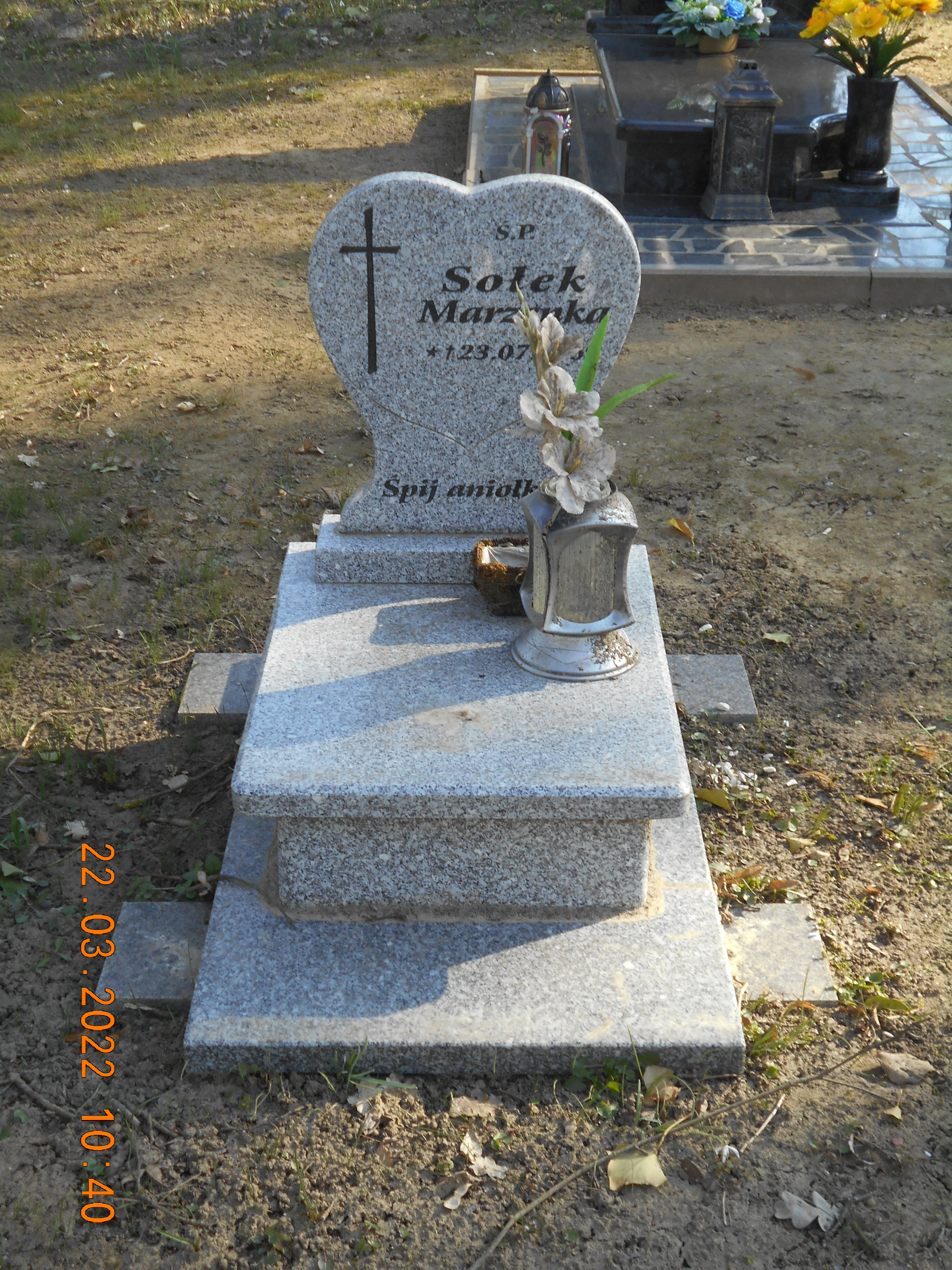 Grób Marzenka Sołek