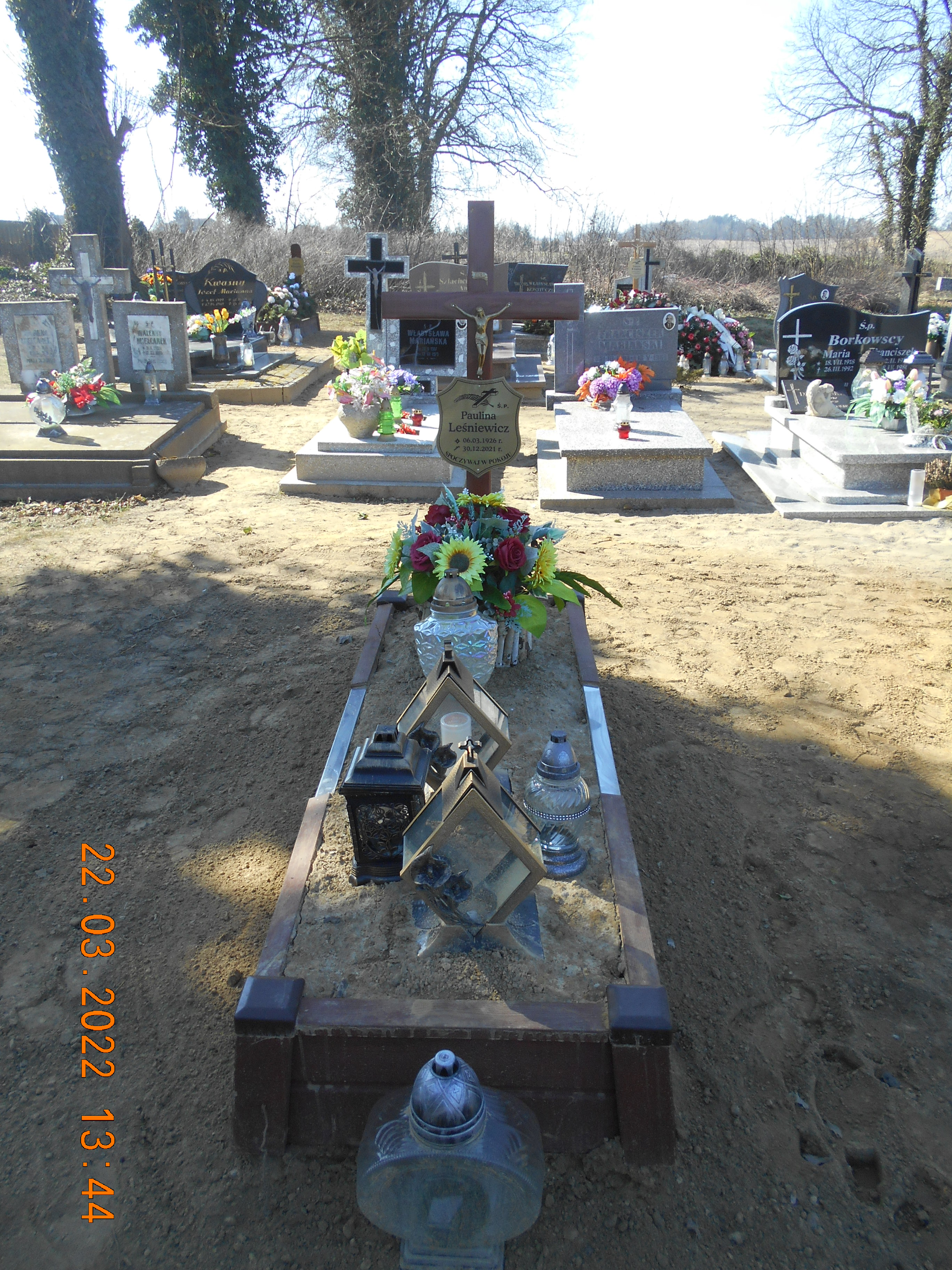 Grób Paulina Leśniewicz