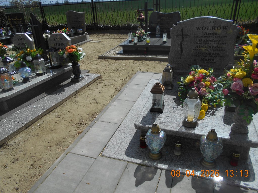 Grób Maria Wołków