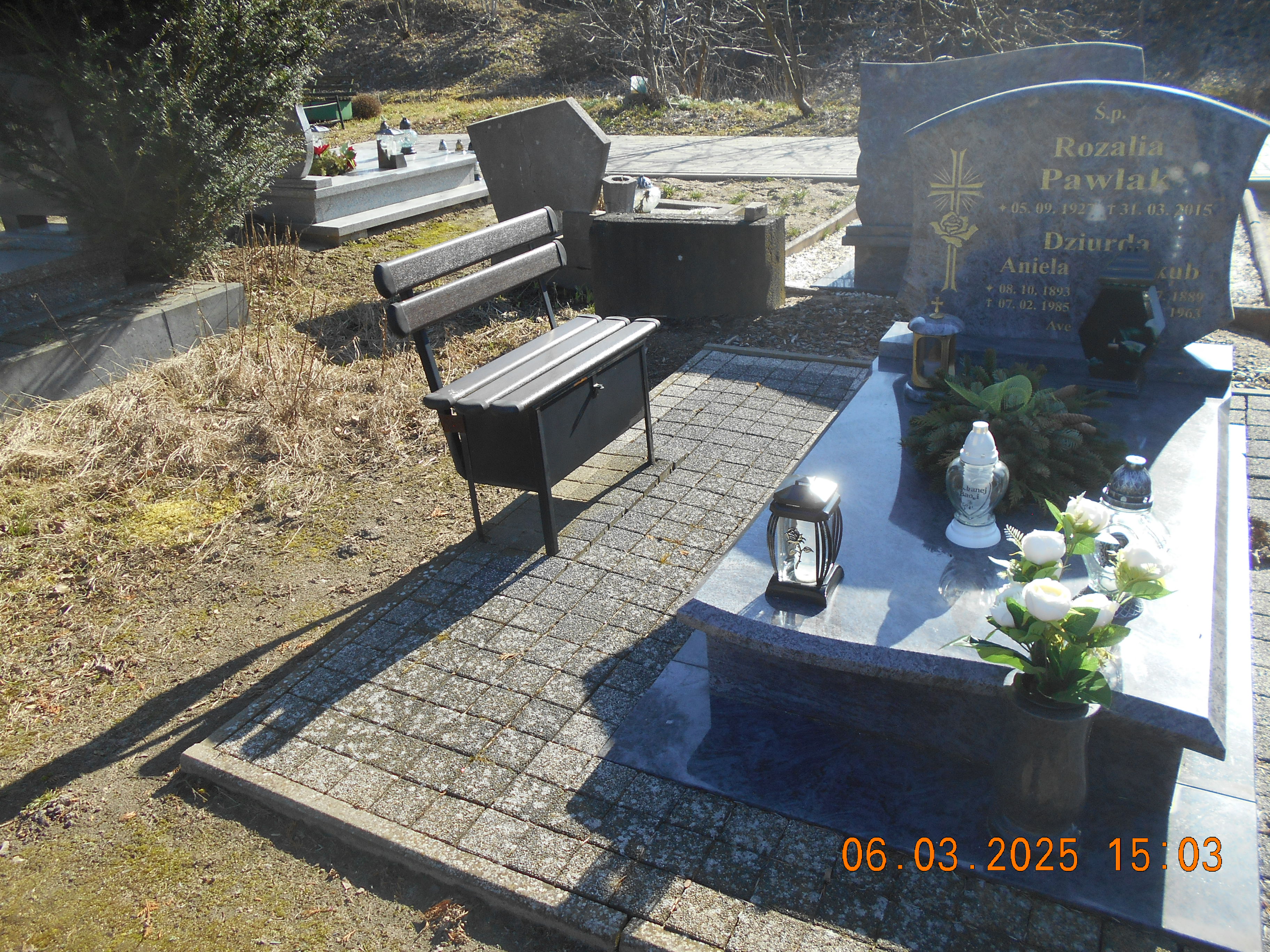 Grób Rozalia Pawlak