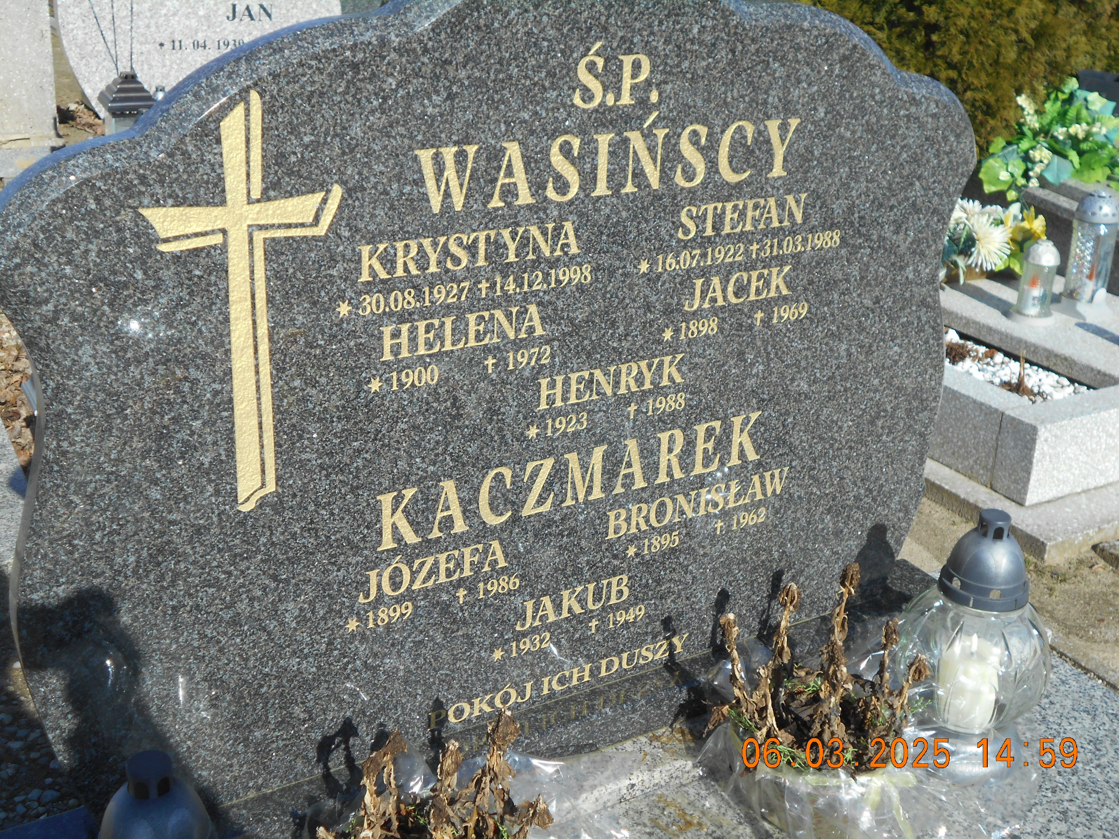 Grób Stefan Wasiński 