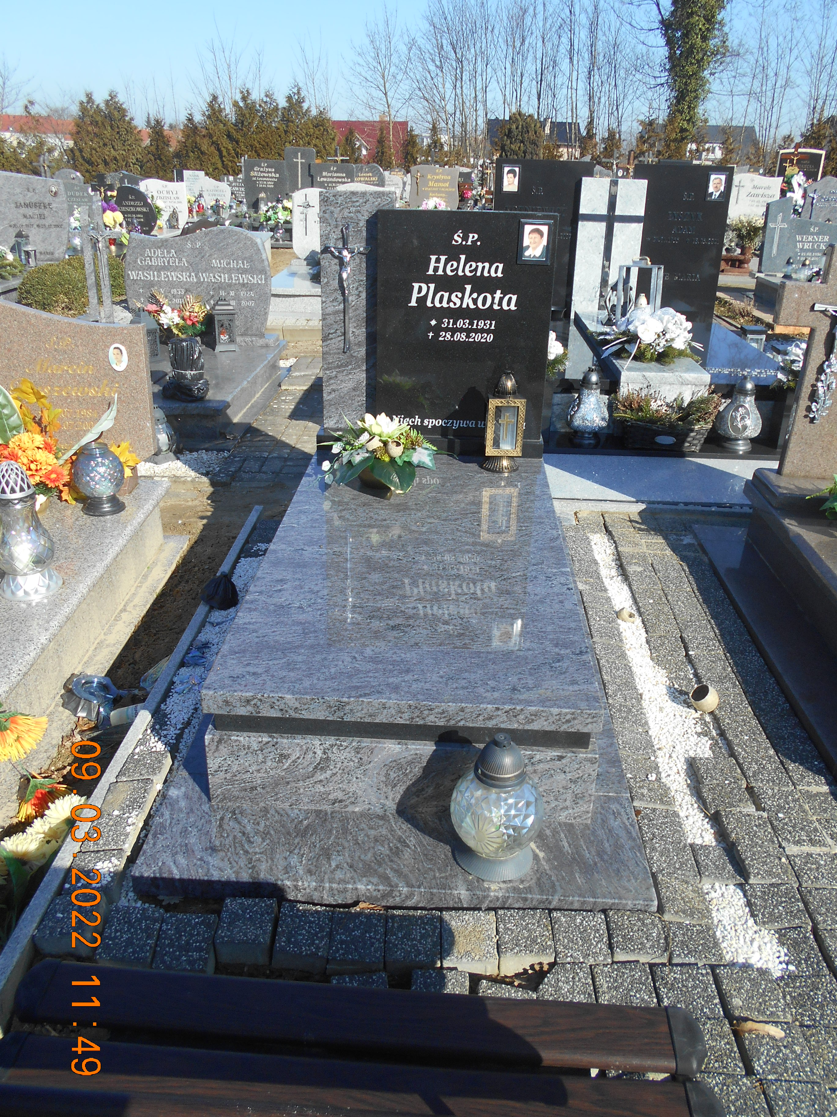 Grób Helena Plaskota